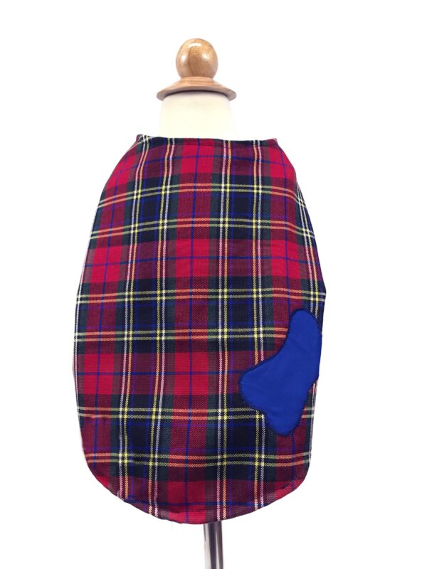 Tartan dog top