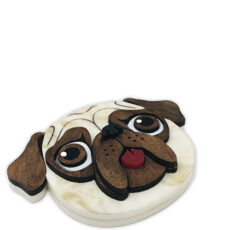 Front side pug pocket mirror
