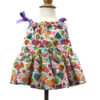 candy patterned dog sundress