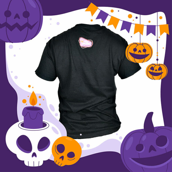 Glow in the Dark Skeleton Black T-shirt - Image 4